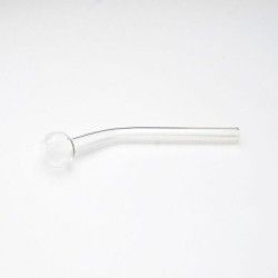 glass oil pipe with bowl 10cm for wholesale