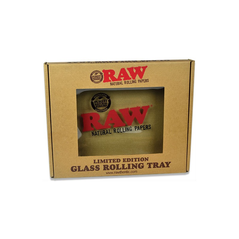 Wholesale Raw Mini Glass Rolling Tray in Giftbox