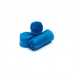 Container with Grinder - Blue