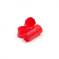 Container with Grinder - Red