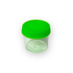 Glass Jar with Silicone Lid...
