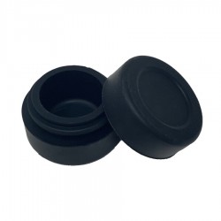 Wholesale Mini size black non-stick silicone jar for concentrates, bho, wax cannabis resins.