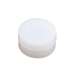 Wholesale Mini size transparent non-stick silicone jar for concentrates, bho, wax cannabis resins