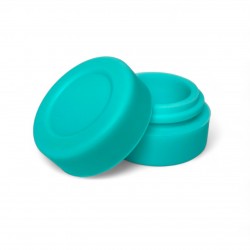Wholesale Blue Silicone Non-Stick Jar for BHO, Wax - Mini size 3ml 28mm