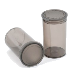 Plastic pop-top containers